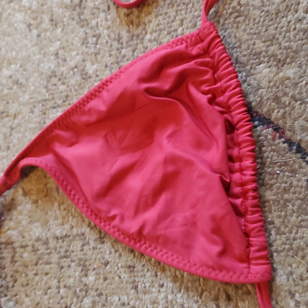 BECCA SWIM Color Code Triangle Top - Picture 2 of 5